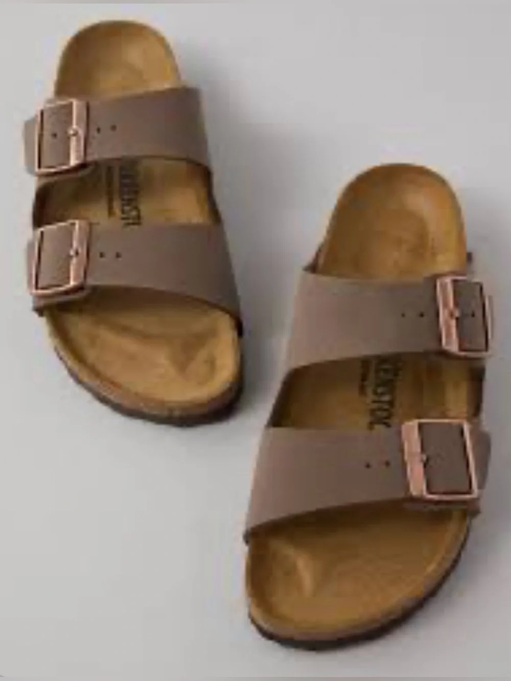 BIRKENSTOCK ARIZONA BIRKO-FLOR - NUBUCK MOCHA sandals New